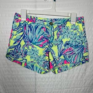 Lilly Pulitzer Adie Short Swim Up Lemon Drop Size 00